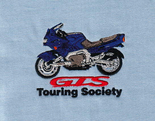 Sample Embroidered Logo -- Blue